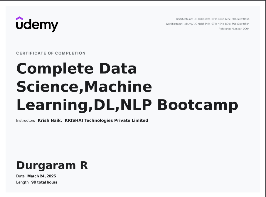 Data Science Bootcamp